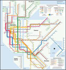Nyc Subway Lines Map A Schematic Or A Geographic Subway Map? The Iconoclast Redux — The Gotham  Center For New York City History