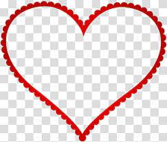 Heart Frame Red Heart Border Frame Red Heart Themed Illustration Transparent Background Png Clipart Heart Frame Clip Art Heart Themed
