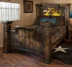 Wild Woods Weathered Timber Bed Rustic Bedroom Furniture Pallet Patio Furniture Bedroom Furniture Sets