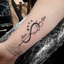 Where do you put the infinity symbol on a tattoo? Infinity Arrow Tattoo Google Search Infinity Arrow Tattoo Infinity Tattoos Tattoos