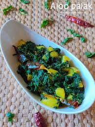 Chole or chole masala is a popular chaat famous all across the india. Aloo Palak Dry Recipe Punjabi Saag Aloo Recipe Potato Spinach Curry Indian Recipe