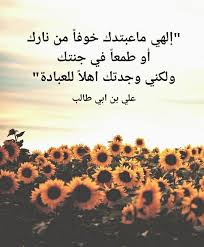 إلهي ماعبتدك خوفا من نارك أو طمعا في جنتك ولكني وجدتك اهلا للعبادة علي ابن ابي طالب Ali Quotes Arabic English Quotes Famous Qoutes