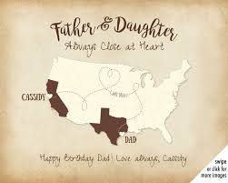 Happy Birthday Card For Father From Daughter Custom Long Distance Dad Gift From Daughter Christmas Gift Etsy Dad Birthday Gift Gifts For Dad Grandma Birthday Card