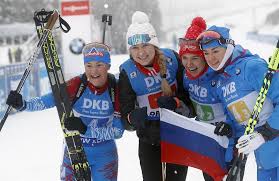 Rezultaty Biatlon Kubok Mira 2018 2019 Oberhof Zhenshiny 4h6 Km Estafeta Olympteka Ru