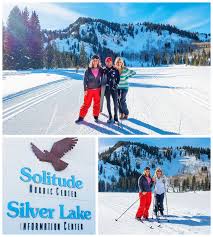 Easily accessible from the solitude village, the center has both classic and skate styles of nordic skiing. Solitude Mountain Resort Kevin Amanda