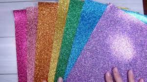 Make a birthday card with glitter markers; No Mess Glitter Cardmaking Aliexpress July 2019 Glitter Balloons Card Making Tutorials Cardstock Diy