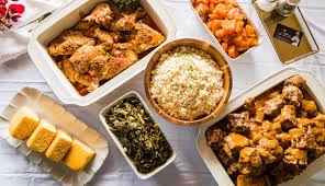 My holiday table always has collard greens with tender falling off the bone ham hocks, cornbread, yams, smothered chicken, candied yams, southern potato salad…. Best Cajun Soul Food Houston Esther S Cajun Cafe Soul Food