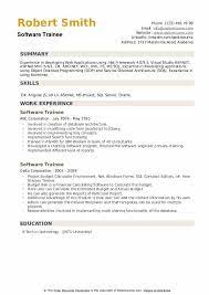 Software Trainee Resume Samples | Qwikresume