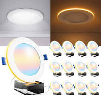 Sunco 12 Pack 6 Inch LED Recessed Light with Night Light ...