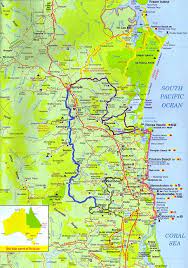 Australia Sunshine Coast Map Regional Map, Regional Map - Coolum Sunshine Coast Queensland Australia  Accommodation