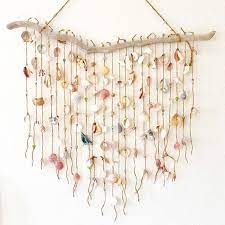 Such A Beautiful Shell Wall Hanging Shell Wall Hanging Beaded Wall Hanging Bead Wall Hanging