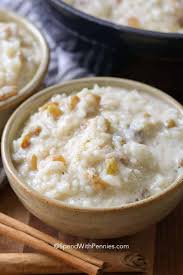 Rice Pudding Is One Of Life S Simple Pleasures This Is 100 Hands Down My Husband S Favorite Dessert Recipe So Rich Creamy Rice Pudding Creamy Rice Recipes