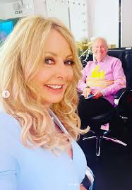 Carol Vorderman's co-star Gyles Brandreth gushes over 'truly beautiful'  skintight dress