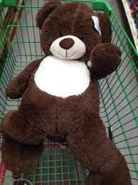 Oso de peluche grandes barato de 350 s. 135 02 Bodega Aurrera Oso De Peluche Grande Color Chocolate Con El 50 De Descuento Liquidazona