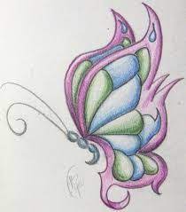 Resultado De Imagen Para Mariposas Pintadas En Puntillismo Butterfly Drawing Butterfly Art Butterfly Painting