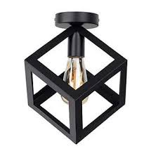 Maybe you would like to learn more about one of these? Aua Modern Ceiling Light Geometric Cube Metal Pendant Light Fixture Flush Mount Ceiling Lamp Shade For Kitchen Dining Room Hallway