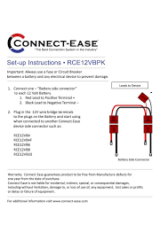 12 Volt Parallel Battery Connection Kit Rce12vbpk Connect Ease Connect All Your Marine Equipment With Eas Battery Connection Dual Battery Setup Connection