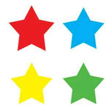Multi Color Stars Chart Seals Stars Colors Patterns