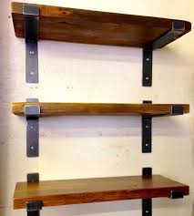 11 Gorgeous Cherry Wood Wall Shelves Collection Reclaimed Wood Shelves Shelves Steel Shelf Brackets