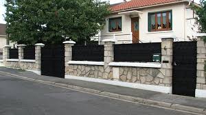 Jardinière treillis pin 90 x 40 x h.150 cm. Poser Un Brise Vue Sur Un Portail