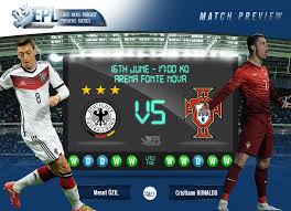 Watch live and listen online with just one click. Germany Vs Portugal Preview World Cup 2014 Group G Epl Index Unofficial English Premier League Opinion Stats Podcasts