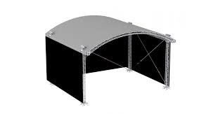Academy / shops / backyard classroom / canopies / 10' x 10' canopies. Arc Roof 10x8 Sixty82
