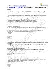 Try the suggestions below or type a new query above. Bank Soal Sejarah Sma Dan Kunci Jawaban Peranti Guru