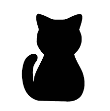 Cat Svg And Png Digital Download Cat Graphic Digital Etsy Cat Template Cat Vector Cat Graphic