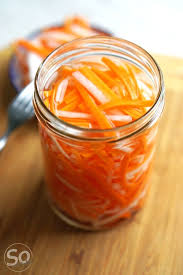 Vietnamesisch Eingelegte Mohren Und Rettich So Nach Gefuhl Rezept Rettich Mohren Einmachrezepte
