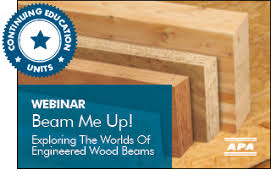 What are glulam timbers and how they are used? Webinars Apa The Engineered Wood Association