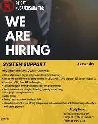 Check spelling or type a new query. Lowongan Pekerjaan Sumatera Career Center