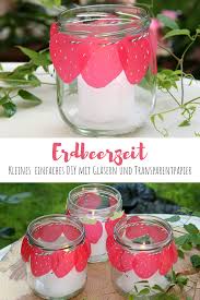 Erdbeerdeko Hauptrolle Fur Die Leckeren Fruchtchen Tischlein Deck Dich In 2020 Transparentpapier Erdbeeren Diy Deko Selber Machen