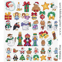 See more ideas about free cross stitch, cross stitch patterns, cross stitch. Maria Diaz Christmas Mini Motifs Cross Stitch