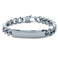 Gourmette Acier Identite 21 Cm 10 Mm K1012 Blog Bijoux Bijoux Bracelet Gourmettes