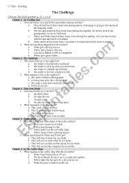 Report a problem accessibility statement. Test On The Challenge Readers By Burlington Books Esl Worksheet By Ep89za