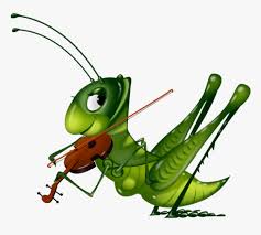 Insects Clipart Garden Insect Cricket Playing Violin Hd Png Download Kindpng