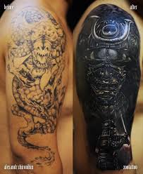 Black And White Realism Koi Tattoo Cover Up Blackandgray Realistic Tattoo Realism Fotorealizm Tatu Tatuirovkavkrasnodare Samurai Japan Cover Up Tattoos Cover Tattoo Sleeve Tattoos