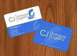 Business card software enables the creation, customization, collection and management of logaster is business card software, and includes features such as design templates, image editor. Business Card Design For Cj Software Logistics From Yourdesignpick Com Professional Business Card Design Company Profile Design Professional Business Cards