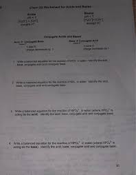 Acids and bases the degree of acidity or alkalinity (basic) is important in organisms. Solved Chem 2a Worksheet For Acids And Bases Acids Ph Oh Chegg Com