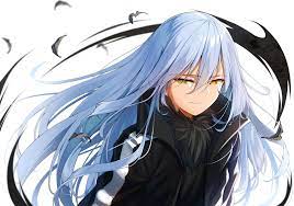 Tensei Shitara Slime Datta Ken Blue Hair Long Hair Yellow Eyes Male 720p Wallpaper Hdwallpaper Desktop Ilustrasi Manga Karakter Fantasi Orang Animasi