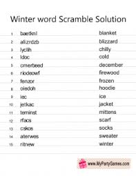 A few centuries ago, humans began to generate curiosity about the possibilities of what may exist outside the land they knew. Free Printable Winter Word Scramble Puzzles Winter Words Scramble Words Jumbled Words