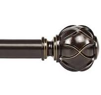Games Workshop Warhammer: Kill Team: Goremongers 2 KAMANINA Heavy Duty -  Adjustable 66-120 Inches With Twisted Cage Finials, Black Curtain Rod
