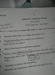 Underline key words in the question and read it several times. Bitogang On Twitter Idrisjala Sir So Much Abt English That S Spm 2015 English Paper 1 This Mistake Is No Excuse Https T Co Geeuxnzgua