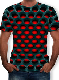 Men S Casual Daily Plus Size Street Chic Exaggerated T Shirt Color Block 3d Print Round Neck P Mens Cotton T Shirts Cheap Mens Clothing Colorful Shirts