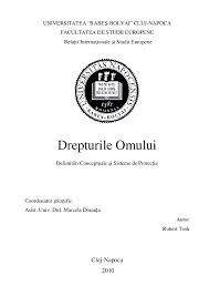 Check spelling or type a new query. Pdf Drepturile Omului DelimitÄƒri Conceptuale Si Sisteme De ProtecÅ£ie Robert Toth Academia Edu