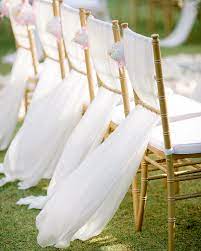 How to use tulle for wedding decorations. Unexpected Ways To Use Tulle Throughout Your Wedding Martha Stewart