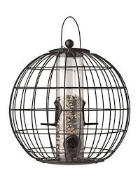 Caged Bird Feeders For Small Birds Bird Feeder Cage Mixed Seed Globe Cage Feeder Gardeners Com Jaulas