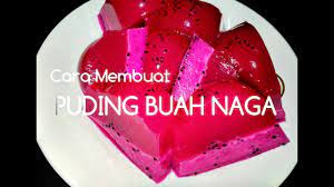 Dan puding buah naga dari puding susu sederhana yang diberi potongan buah naga merah tanpa diblender sebagai topingnya. Cara Membuat Puding Buah Naga Simple Youtube