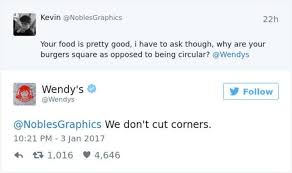 The only difference is that for a roast joke, the topic is i'm paying tribute to name of the roastee.. 21 Times Wendy S Hilariously Slayed On Twitter With Funny Roasts