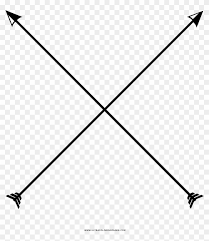 Supercoloring.com is a super fun for all ages: Crossed Arrows Coloring Page Flecha Cruzada Png Transparent Png 1000x1000 2969586 Pngfind